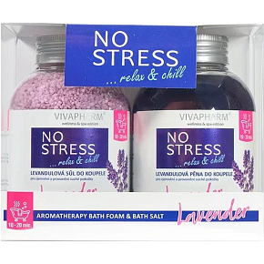 Spa No Stress zestaw prezentowy pianka do kąpieli 500 ml + sól do kąpieli 500 ml