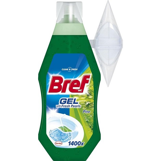 Bref Fresh Pearls Pine gelový WC blok závěs 360 ml