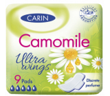 Carine Ultra Wings Camomile wkładki higieniczne 9 sztuk