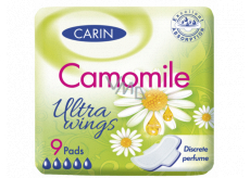 Carine Ultra Wings Camomile wkładki higieniczne 9 sztuk