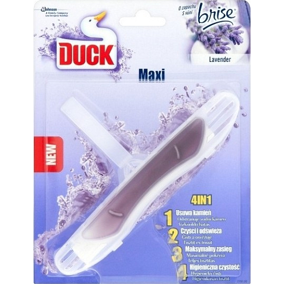 Duck Maxi Levandule 4v1 Wc závěsný čistič s vůní 43 g