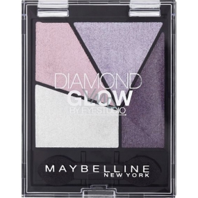 Maybelline Diamond Glow Eyeshadow oční stíny 01 Purple Drama 2,5 g Maybelline Diamond Glow Eyeshadow oční stíny 01 Purple Drama 2,5 g