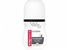 Borotalco Invisible kulkowy antyperspirant dezodorant przeciwwypaczeniom roll-on unisex 50 ml
