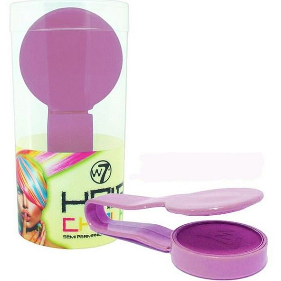 W7 Hair Chalk barvící křída na vlasy Purple 2 g