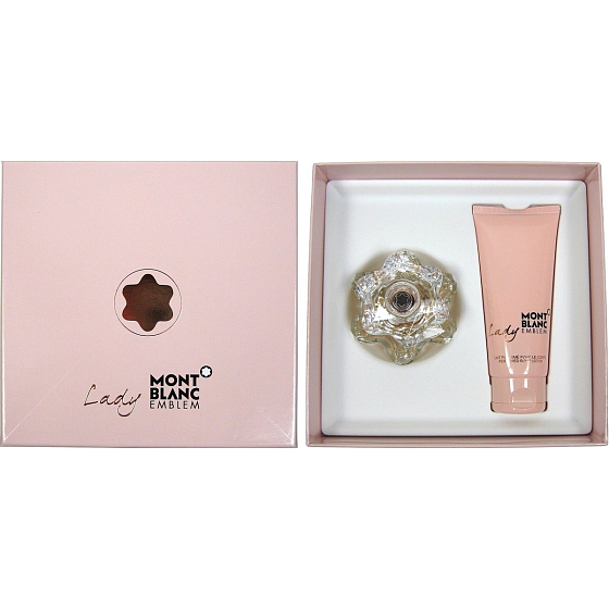 Montblanc Lady Emblem parfémovaná voda 50 ml + tělové mléko 100 ml, dárková sada