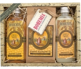 Bohemia Gifts Med a Obilí sprchový gel 100 ml + sůl do koupele 150 g + Olejová lázeň 100 ml, kosmetická sada