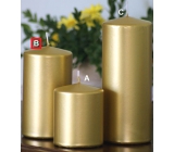 Lima Metal Serie świeczka złota walec 80 x 150 mm 1 sztuka