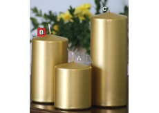 Lima Metal Serie świeczka złota walec 80 x 150 mm 1 sztuka
