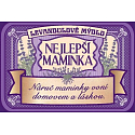 Albi Relax Levandulové mýdlo v plechovce s textem Nejlepší maminka 8 x 5,4 cm