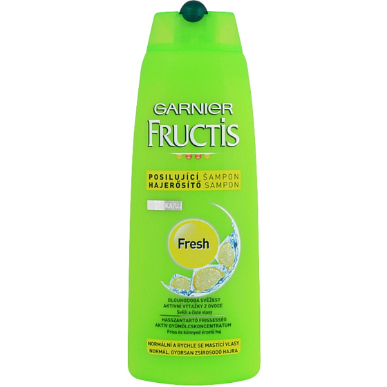 Garnier Fructis Fresh šampon pro normální a rychle se mastící vlasy 250 ml
