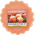 Yankee Candle Summer Peach - Letní broskev vonný vosk do aromalampy 22 g