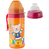 Rotho Babydesign Cool Friends 10+ měsíců nekapající láhev plastová Girl - silikonový náustek 360 ml
