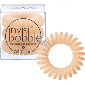 Invisibobble Original To Be Or Nude To Be Gumička do vlasů tělová spirálová 3 kusy