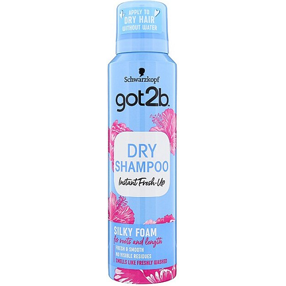 Got2b Silky Foam suchý pěnový šampon 150 ml