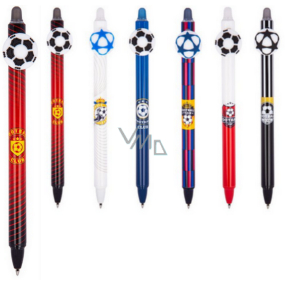 Colorino Gumowalne pióro Football czerwone, niebieski wkład 0,5 mm
