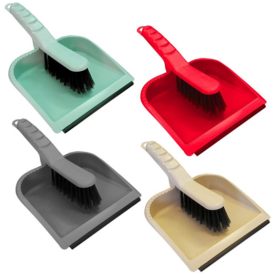 Clanax Perfekta Zmiotka z szufelką zestaw mix kolorów