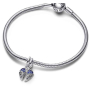Zawieszka ze srebra próby 925 Uroczy podzielny anioł 2w1, charms do bransoletki symbol