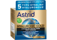 Astrid  Hyaluronic Gold nocny krem do twarzy 50 ml