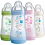 Mam Anti-Colic antikoliková láhev na krmení, silikonová jemná savička různé barvy 2+ měsíců 260 ml