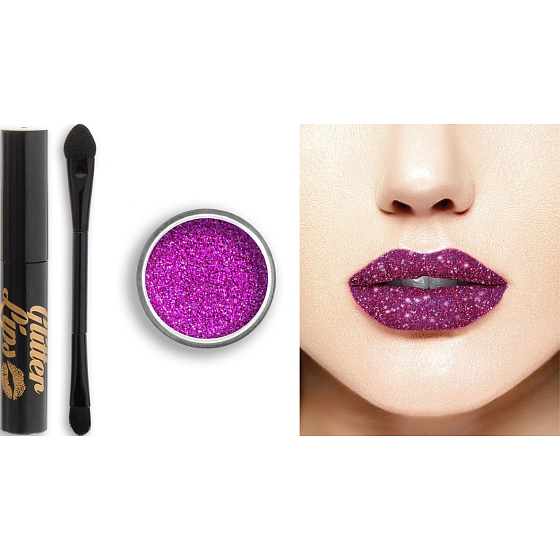 Glitter Lips dlouhotrvající lesk na rty se třpytkami Cherry Pie 3,5 ml
