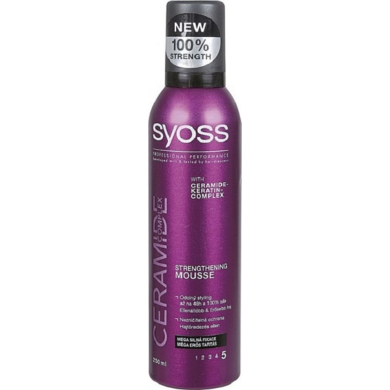 Syoss Ceramide Complex mega silná fixace pěnové tužidlo 250 ml