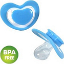First Steps Bpa Free Ortodontické silikonové šidítko ve tvaru srdíčka 2 kusy