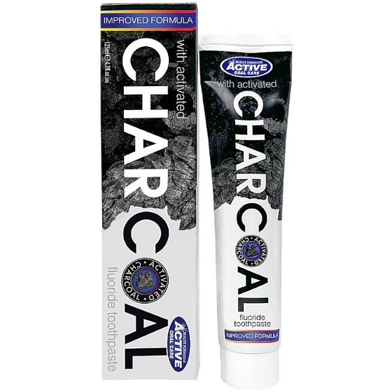 Beauty Formulas Charcoal pasta do zębów z aktywnym węglem 125 ml