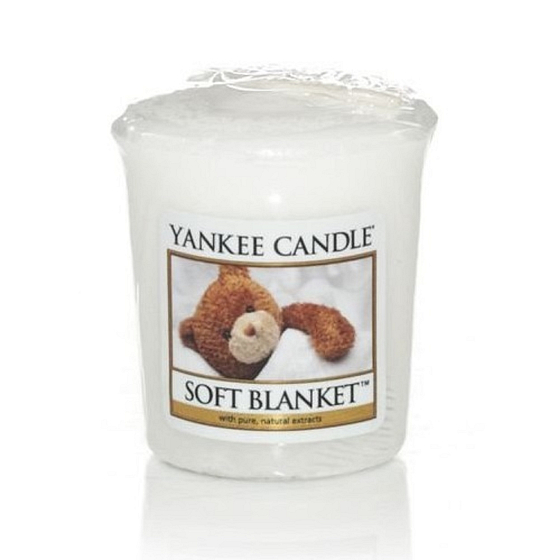 Yankee Candle Soft Blanket - Miękka kołdra zapachowa świeczka votivna 49 g