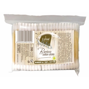 Lybar Original Natural Bamboo patyczki higieniczne z bambusa 200 sztuk