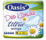 Oasis Ultra Wings Deo Kamille ultra cienkie perfumowane podpaski z skrzydełkami 9 sztuk