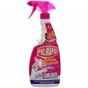 Pulirapid Łazienka i kuchnia środek do usuwania kamienia wodnego z octem naturalnym spryskiwacz 500 ml