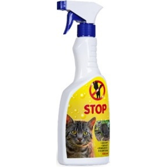 Bio-Enzym Stop Kot naturalny repelent dla kotów do użytku wewnętrz i na zewnątrz rozpylacz 500 ml