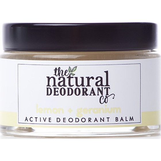 The Natural Deodorant Co. Active Deodorant Balm Citron + Geranium balzámový deodorant 55 g