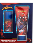 Marvel Spiderman tělová mlha 80 ml + sprchový gel 150 ml, kosmetická sada pro děti