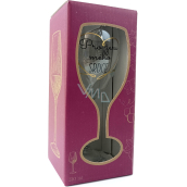 Albi Księżyc Bar Szklanka do wina Dla kobiety mojego serca 220 ml