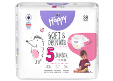 Bella Happy Junior 5 11 - 18 kg pieluchy-majtki dla dzieci 38 sztuk