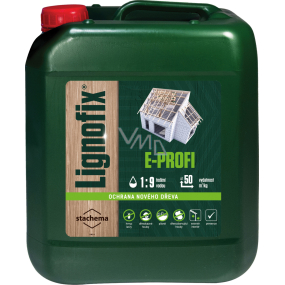 Lignofix E-profi zapobieganie szkodnikom, pleśniom, grzybom, brązowy, 5 kg