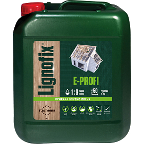 Lignofix E-profi zapobieganie szkodnikom, pleśniom, grzybom, brązowy, 5 kg