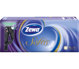 Zewa Softis Standard 4vrstvé papírové kapesníky, 10 × 10 ks
