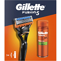 Kazeta GILLETTE Fusion 5, maszynka, wkłady, żel 200 ml
