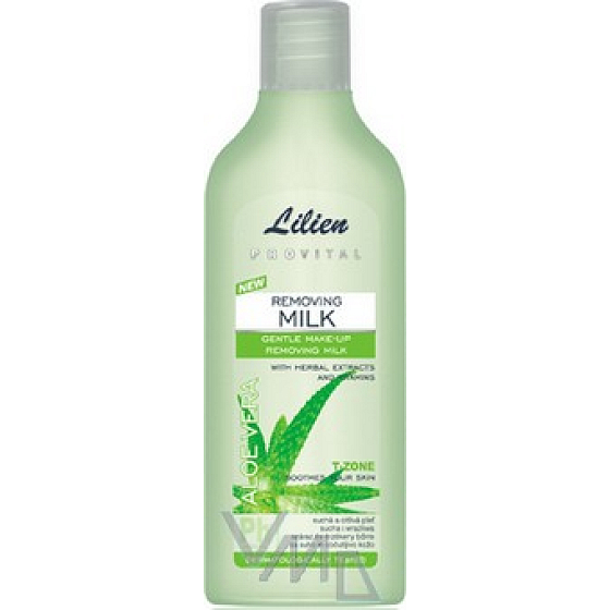 Lilien Provital Aloe Vera odličovací mléko suchá a citlivá pleť 200 ml
