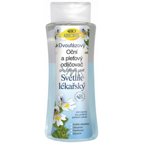 Bione Cosmetics Świetlik lekarski dwufazowy demakijaż do oczu i twarzy 255 ml