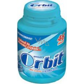 Wrigleys Orbit Peppermint gumy do żucia bez cukru drażetki 46 sztuk puszka