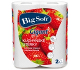 Big Soft Gigant ręczniki papierowe 80 ręczników 2 sztuki