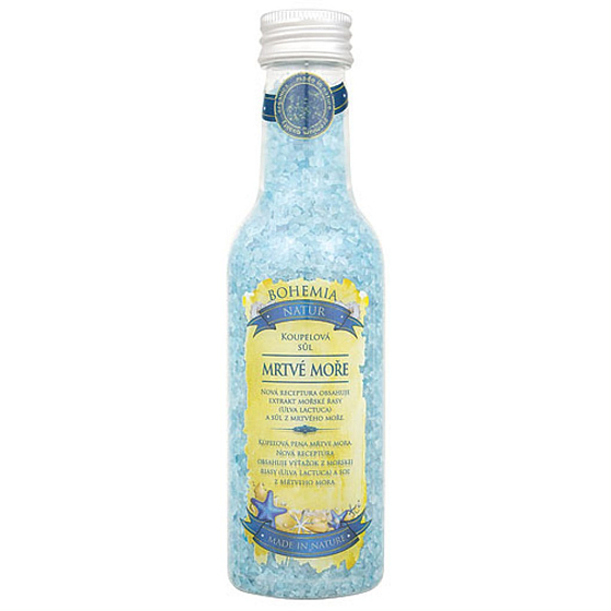 Bohemia Gifts Dead Sea Mrtvé moře, Extrakt mořských řas a solí sůl do koupele 260 g