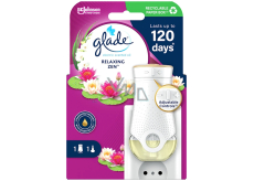Glade Electric Scented Oil Relaxing Zen - Japońska ogród elektrický odświeżacz powietrza urządzenie z płynem napełniającym 20 ml