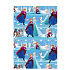 Ditipo Dárkový balicí papír 70 x 200 cm Vánoční Disney Ledové království modrý