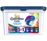 Coccolino Care Cleans, Cares & Protects 3w1 kapsułki do prania do kolorowych tkanin 18 dawek 486 g