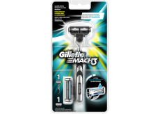 Gillette Mach3 maszynka do golenia + wymienne wkłady 2 sztuki dla mężczyzn
