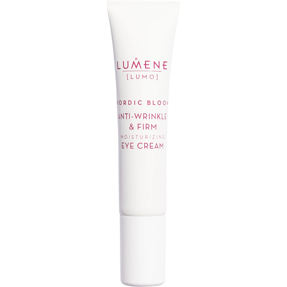 Lumene Lumo Nordic Bloom Anti-wrinkle & Firm Night Moisturizing Eye Cream zpevňující a hydratační oční krém proti vráskám 15 ml